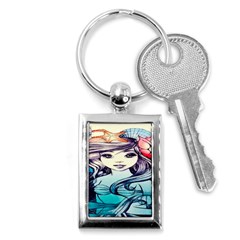 Beautifull Ariel Little Mermaid  Painting Key Chain (rectangle) by artworkshop