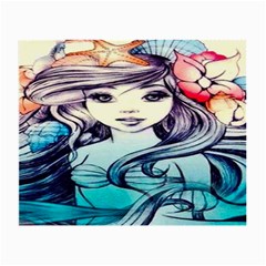 Beautifull Ariel Little Mermaid  Painting Small Glasses Cloth (2 Sides) by artworkshop