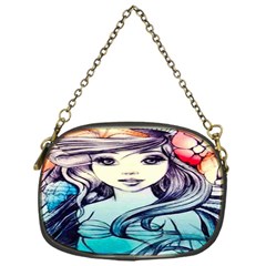 Beautifull Ariel Little Mermaid  Painting Chain Purse (one Side) by artworkshop