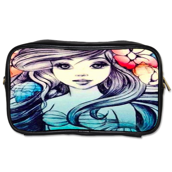 Beautifull Ariel Little Mermaid  Painting Toiletries Bag (Two Sides)