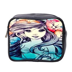 Beautifull Ariel Little Mermaid  Painting Mini Toiletries Bag (two Sides) by artworkshop