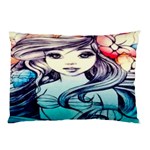 Beautifull Ariel Little Mermaid  Painting Pillow Case (Two Sides) Front