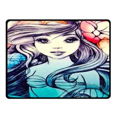 Beautifull Ariel Little Mermaid  Painting Fleece Blanket (small) by artworkshop