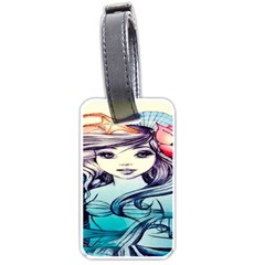 Beautifull Ariel Little Mermaid  Painting Luggage Tag (one Side) by artworkshop