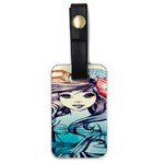 Beautifull Ariel Little Mermaid  Painting Luggage Tag (one side) Front