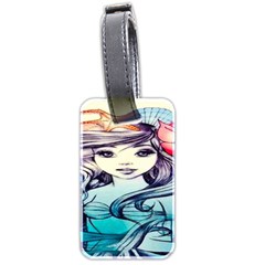 Beautifull Ariel Little Mermaid  Painting Luggage Tag (two Sides) by artworkshop