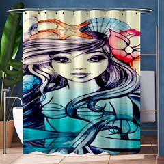 Beautifull Ariel Little Mermaid  Painting Shower Curtain 60  X 72  (medium)  by artworkshop