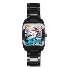 Beautifull Ariel Little Mermaid  Painting Stainless Steel Barrel Watch by artworkshop