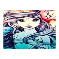 Beautifull Ariel Little Mermaid  Painting Double Sided Flano Blanket (mini)  by artworkshop