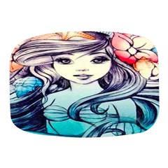 Beautifull Ariel Little Mermaid  Painting Mini Square Pill Box