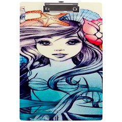 Beautifull Ariel Little Mermaid  Painting A4 Clipboard