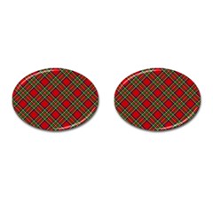 Royal Stewart Tartan Cufflinks (oval) by sifis