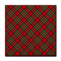 Royal Stewart Tartan Tile Coaster by sifis