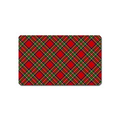 Royal Stewart Tartan Magnet (name Card) by sifis