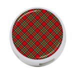 Royal Stewart Tartan 4-Port USB Hub (Two Sides) Front