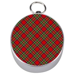 Royal Stewart Tartan Silver Compasses by sifis