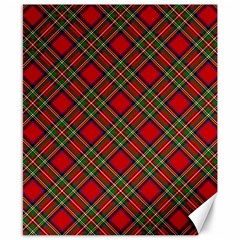 Royal Stewart Tartan Canvas 8  X 10  by sifis