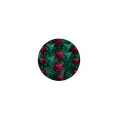 Rare Excotic Forest Of Wild Orchids Vines Blooming In The Calm 1  Mini Buttons by pepitasart