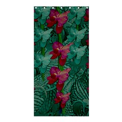 Rare Excotic Forest Of Wild Orchids Vines Blooming In The Calm Shower Curtain 36  X 72  (stall)  by pepitasart