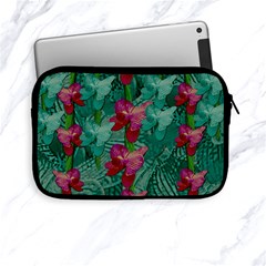 Rare Excotic Forest Of Wild Orchids Vines Blooming In The Calm Apple Ipad Mini Zipper Cases by pepitasart