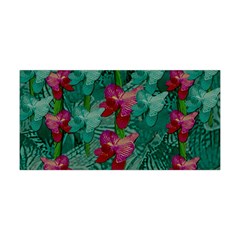 Rare Excotic Forest Of Wild Orchids Vines Blooming In The Calm Yoga Headband by pepitasart