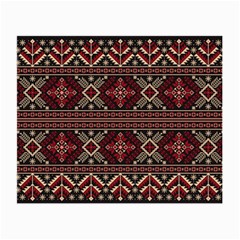 Ukrainian-folk-seamless-pattern-ornament Small Glasses Cloth by Wegoenart