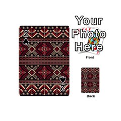 Ukrainian-folk-seamless-pattern-ornament Playing Cards 54 Designs (mini)