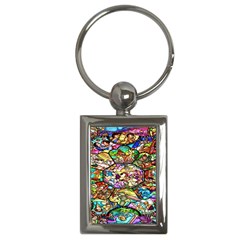 Character Disney Stained Key Chain (rectangle) by artworkshop