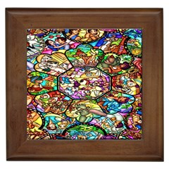 Character Disney Stained Framed Tile