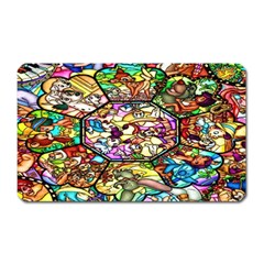 Character Disney Stained Magnet (rectangular) by artworkshop