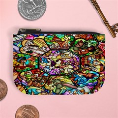 Character Disney Stained Mini Coin Purse by artworkshop