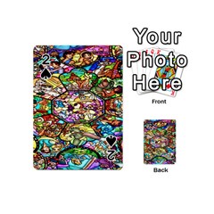 Character Disney Stained Playing Cards 54 Designs (mini) by artworkshop