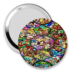 Character Disney Stained 3  Handbag Mirrors by artworkshop