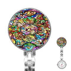 Character Disney Stained Stainless Steel Nurses Watch by artworkshop