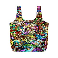 Character Disney Stained Full Print Recycle Bag (m) by artworkshop