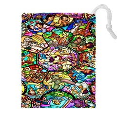 Character Disney Stained Drawstring Pouch (4xl) by artworkshop