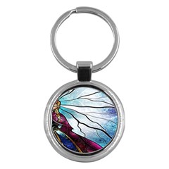 Anna Disney Frozen Stained Glass Key Chain (round) by artworkshop