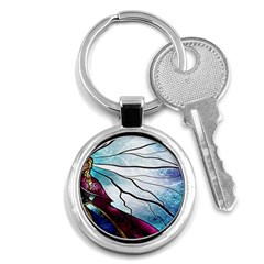 Anna Disney Frozen Stained Glass Key Chain (round) by artworkshop