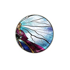 Anna Disney Frozen Stained Glass Hat Clip Ball Marker by artworkshop