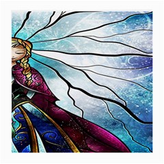 Anna Disney Frozen Stained Glass Medium Glasses Cloth by artworkshop