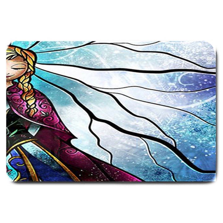 Anna Disney Frozen Stained Glass Large Doormat 