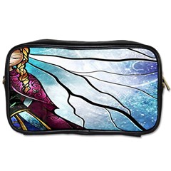 Anna Disney Frozen Stained Glass Toiletries Bag (two Sides) by artworkshop