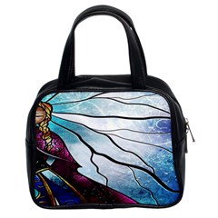 Anna Disney Frozen Stained Glass Classic Handbag (two Sides) by artworkshop