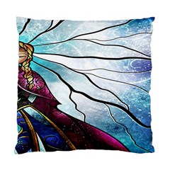 Anna Disney Frozen Stained Glass Standard Cushion Case (two Sides) by artworkshop