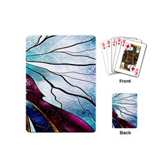 Anna Disney Frozen Stained Glass Playing Cards Single Design (mini) by artworkshop