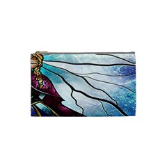 Anna Disney Frozen Stained Glass Cosmetic Bag (small) by artworkshop