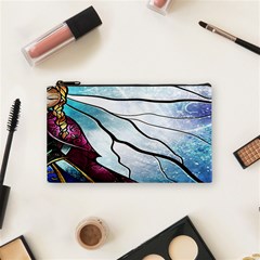 Anna Disney Frozen Stained Glass Cosmetic Bag (small) by artworkshop