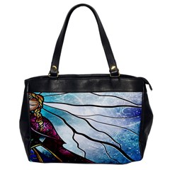 Anna Disney Frozen Stained Glass Oversize Office Handbag by artworkshop