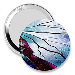 Anna Disney Frozen Stained Glass 3  Handbag Mirrors by artworkshop