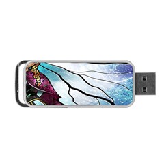 Anna Disney Frozen Stained Glass Portable Usb Flash (two Sides) by artworkshop